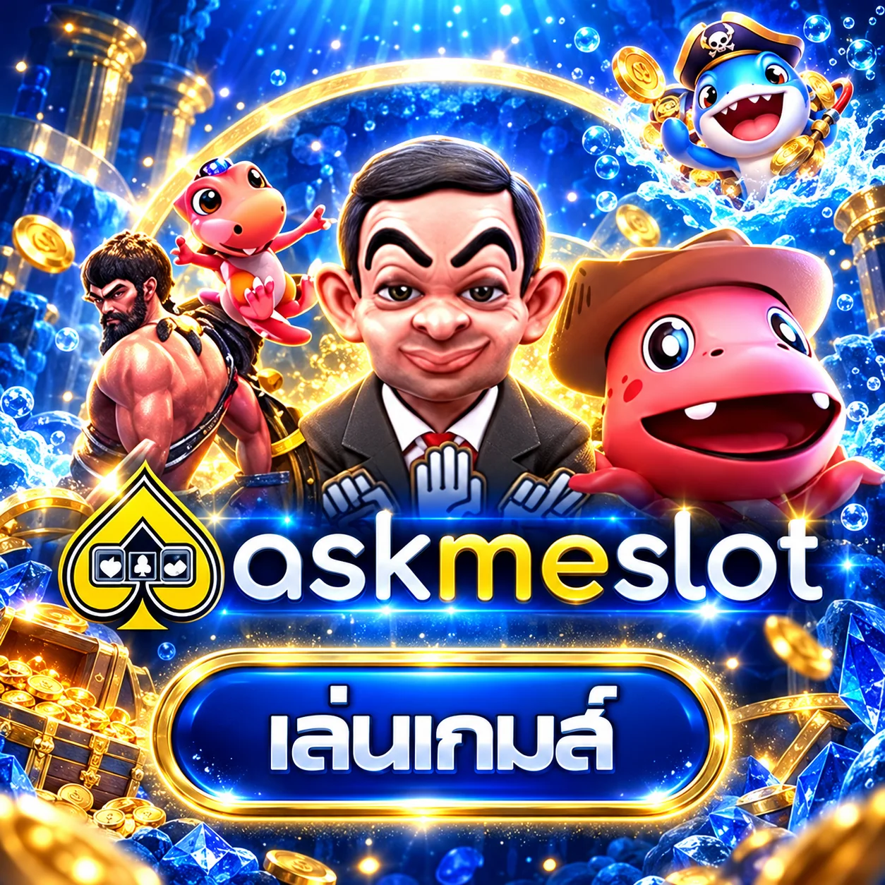 การ์ดทดลองเล่นเกม AskMeSlot